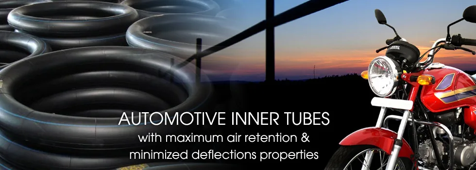 Automotive inner tubes with maximum air retention